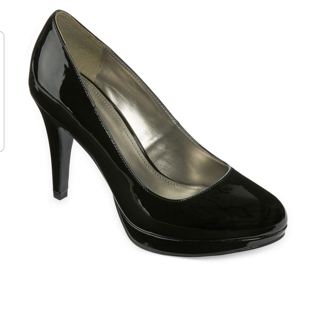 Black Patent Staletto Heels